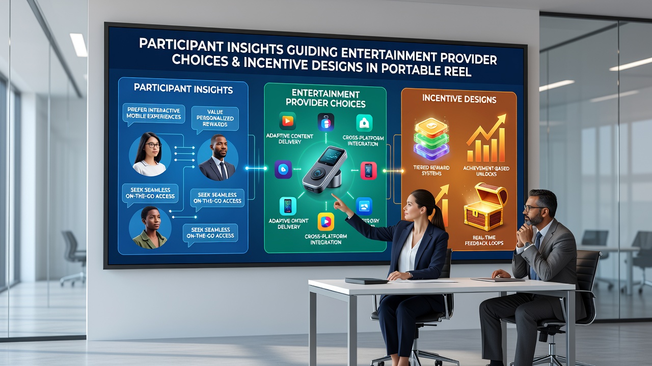 Live dealer interfaces and incentive prompts displayed on portable screens